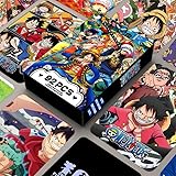 92枚入りワンピース 海賊王 LOMOカード ステッカー 60トレカ+32ステッカー グッズ シール トレカ キャラクター フォトカード コレクション 非公式 [並行輸入品] (ワンピース 海賊王)