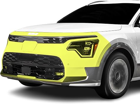 BOGAR TECH DESIGNS for Kia NIRO Hybrid LX/EX 2023+ Front Bumper Paint Protection PPF Film Kit Cover, Clear Bra