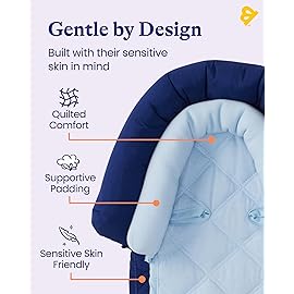 GoldBug Baby & Toddler 2-in-1 Car Seat Head Support - Blue