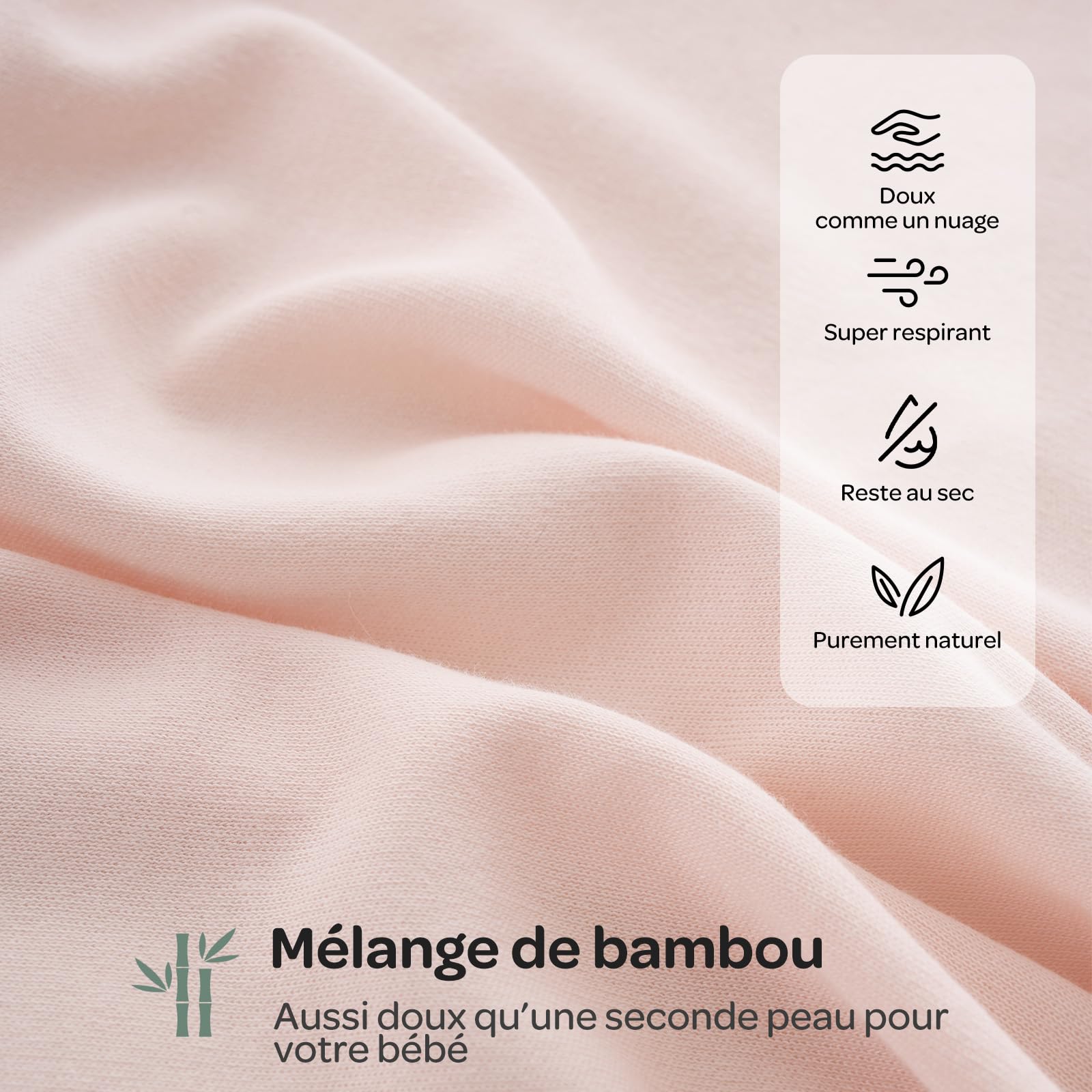 momcozy Couverture Emmaillotage Bébé pour Nouveau-né, Fermeture Silencieuse, Convient aux Nourrissons de 0-3 Mois, Réduit Le Réflexe de Sursaut, Indispensable pour Nouveaux Parents, Paquet de 2,Rose