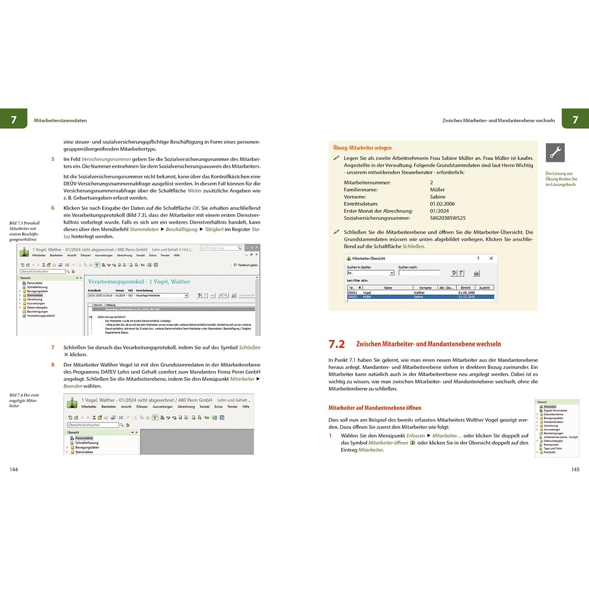 Lohn- und Gehaltsabrechnung mit DATEV Lohn und Gehalt comfort: Ihr Lernbuch mit kompaktem Praxiswissen