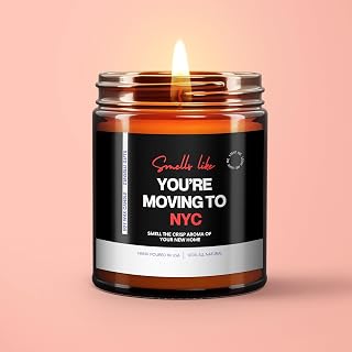 Moving to NYC Soy Candle, Gift for Friends or Family Starting a New Job or Life, Soy Wax Candles, Scented Soy Candle, Home Decor Candle