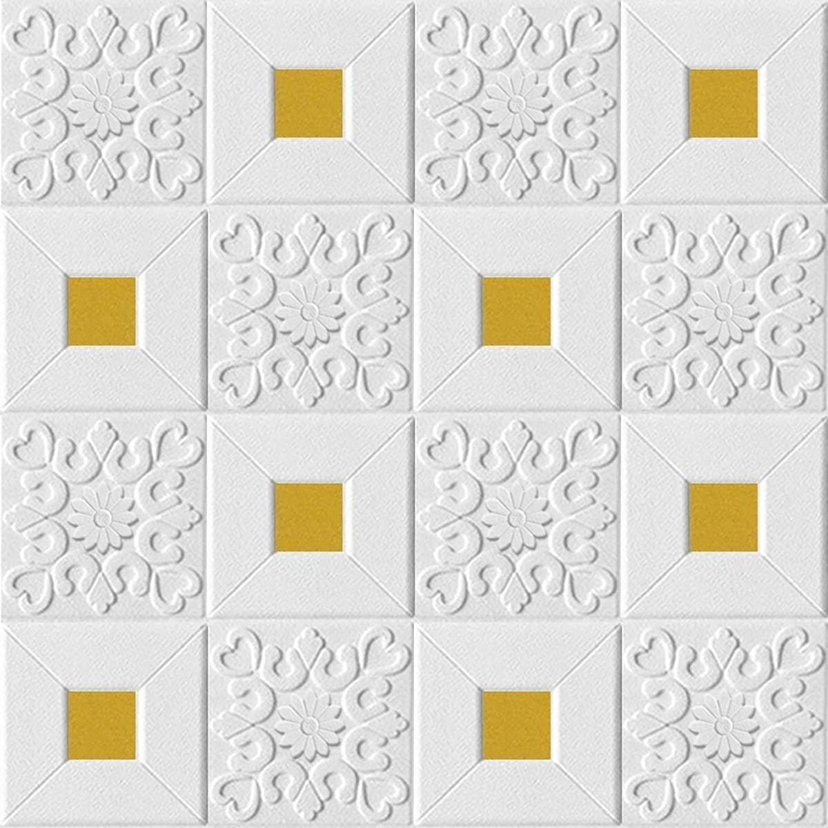 3D Brick Wallpaper PE Foam self Adhesive Brick Design Wall Stickers/DIY Wallpaper for Home Hotel Living Room Bedroom Cafe Decorr (45)