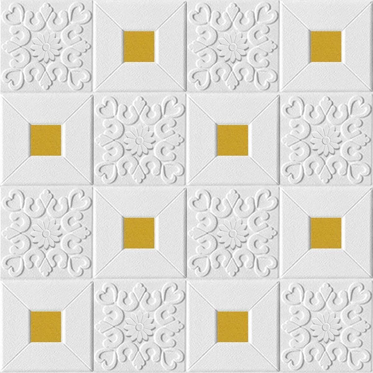 3D Brick Wallpaper PE Foam self Adhesive Brick Design Wall Stickers/DIY Wallpaper for Home Hotel Living Room Bedroom Cafe Decorr (45)