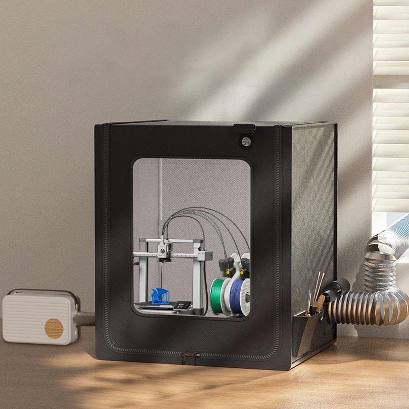 Custodia for Stampante 3D Kit di Ventilazione, Luce LED e essiccatore