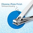 Vega Large Nail Clipper/Nail Cutter for Men & Women, Sharp Professional Nail Cutter for Fingers & Toes, Easy to Use, Travel-Friendly Pedicure & Manicure Tool Glitter, Colour May Vary, (LNC-02) gallery image