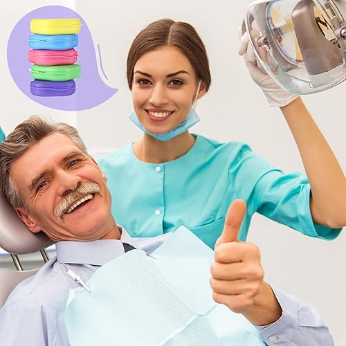 Miniatura 5 de Youyole Estuche de retención de 32 piezas con orificios de ventilación, protector bucal, contenedor de almacenamiento dental, caja de retención