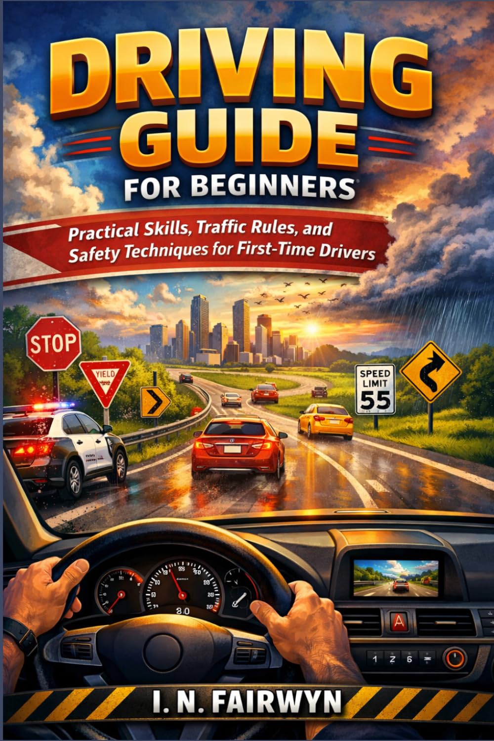 DRIVING GUIDE FOR BEGINNERS: Practical Skills, Traffic Rules, and Safety Techniques for First-Time Drivers