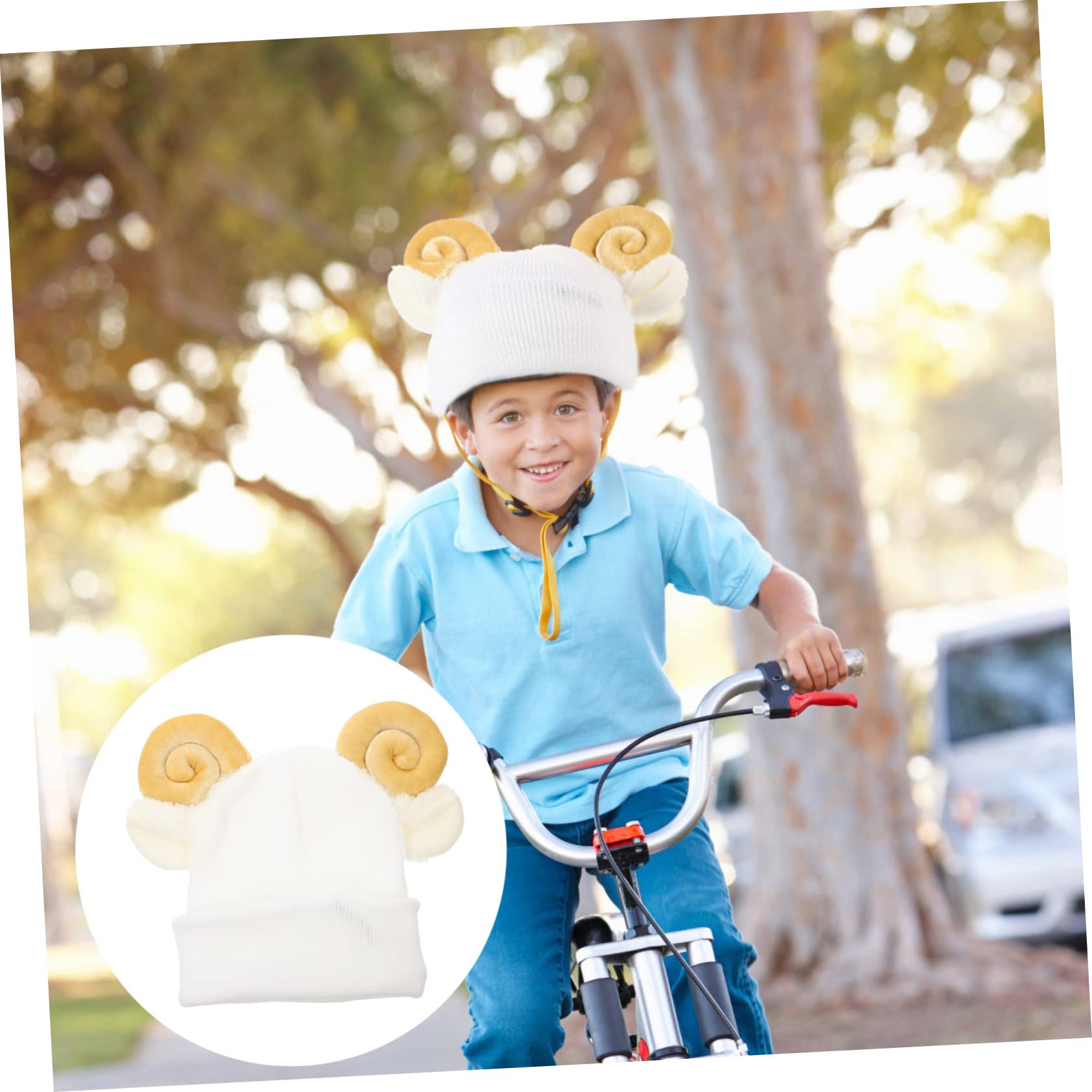 BESPORTBLE 3pezzi Copertura Casco Per Casco Da Sci Invernale Con Design Cartone Animato Copertura Lavabile Per Sport Invernali Protezione Morbida e Antiscivolo Divertente Accessorio Per