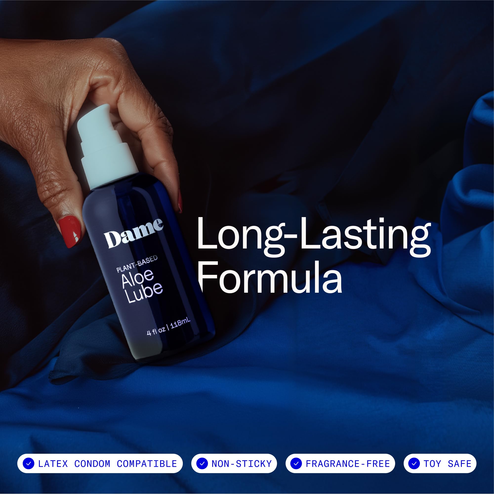 Amazon.com: Dame Products Plant-Based Aloe Lube, Water-Based Personal  Lubricant for Women & Men, Organic Aloe Vera, pH-Balanced, Paraben-Free,  Glycerin-Free, Fragrance-Free, Natural Aloe Lubricating Gel, 4 fl oz :  Health & Household