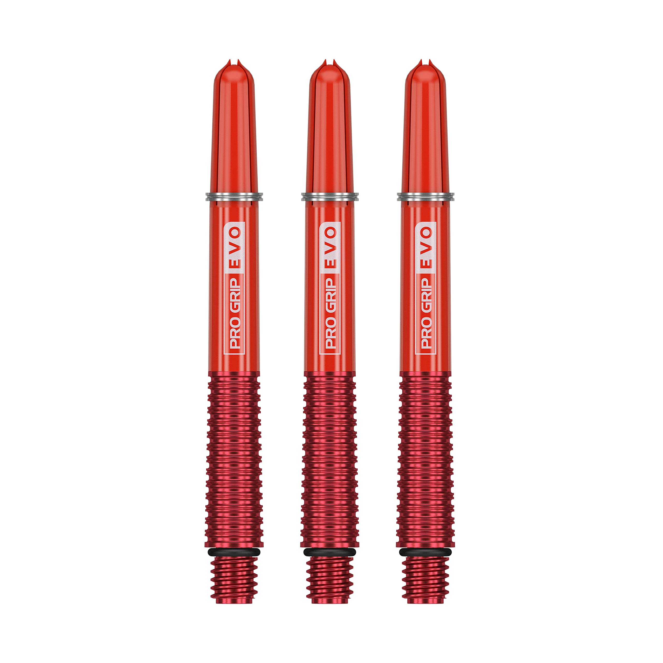 Target Darts Pro Grip Evo Red Aluminium Medium Dart Shafts