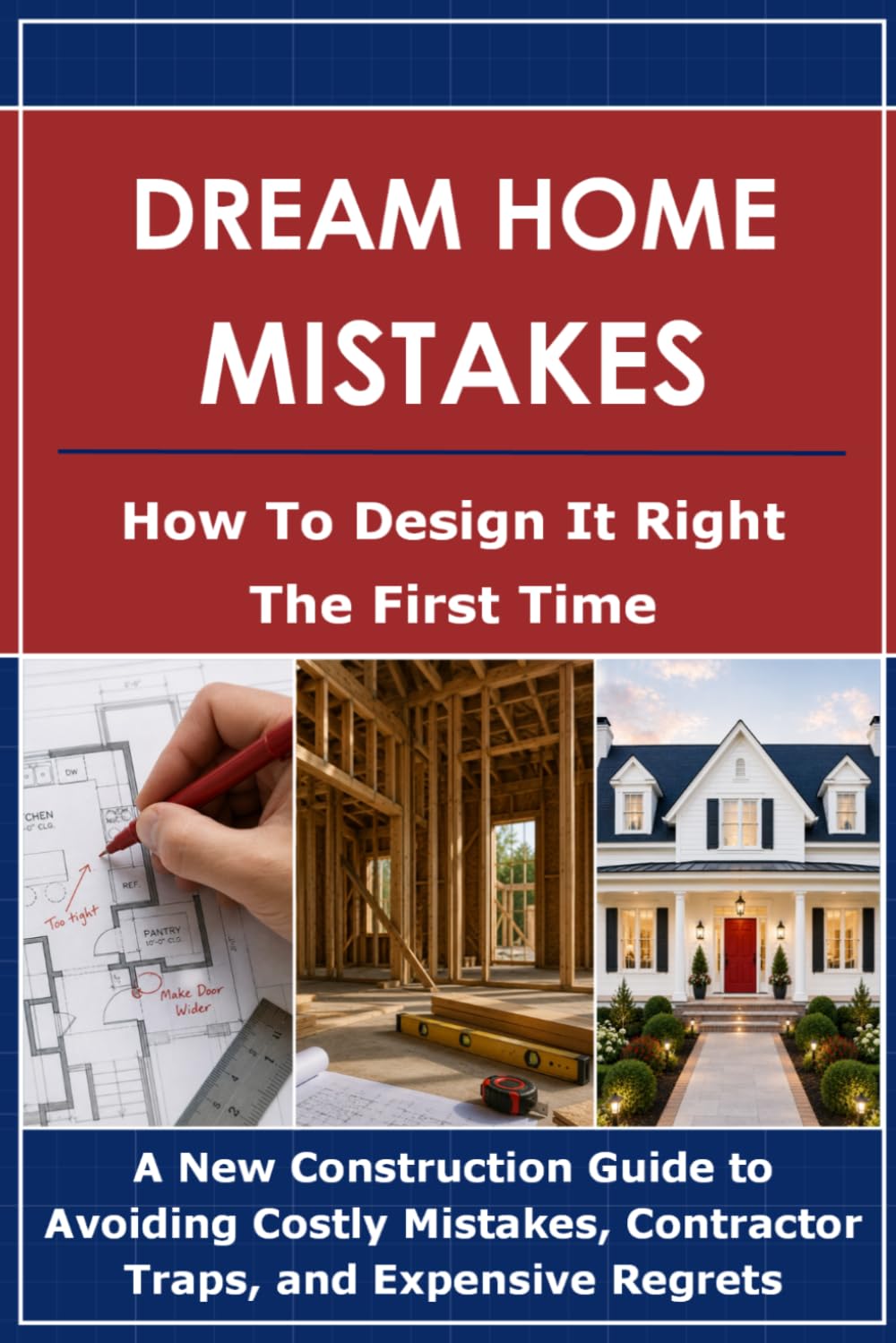 Dream Home Mistakes: How to Design it Right the First Time: A New Construction Guide to Avoiding Costly Mistakes, Contractor Traps, and Expensive Regrets (The Dream Home Design Series)