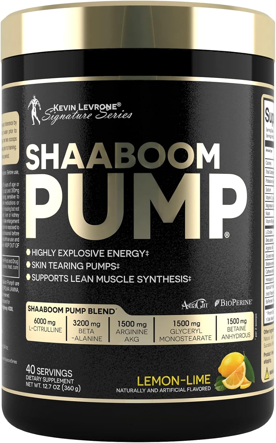Levrone Supplements Shaboom Pump Pre Workout Powder