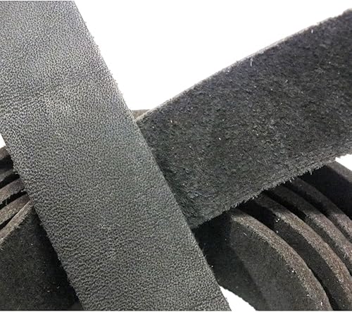 Miniatura 4 de TOFL Correa de cuero genuino de grano superior de 72 pulgadas de largo 78 pulgadas de ancho 18 pulgadas de grosor (7-8 onzas), 1 tira de cuero para