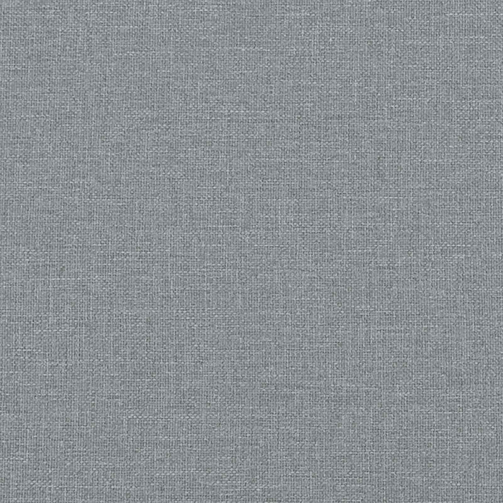 vidaXL Divano Grigio Chiaro 215 x 82 x 80 cm Tessuto, Divano Moderno, Design Ergonomico, Arredo Sezionale, Soggiorno Confortevole, Poltrona Contemporanea
