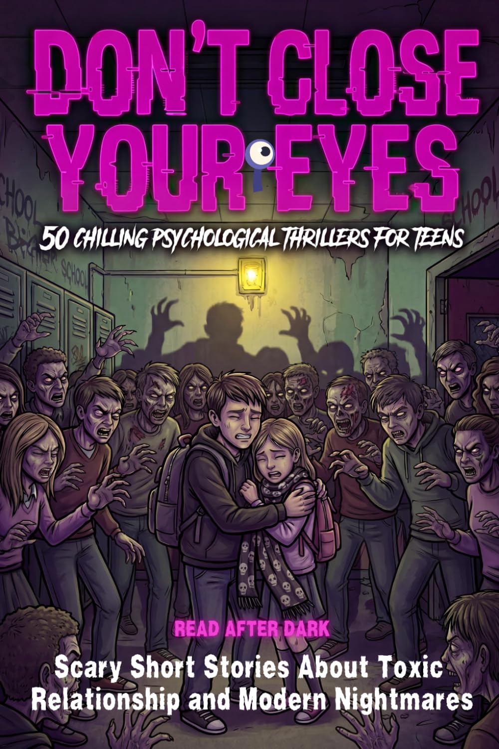 Scary Short Stories for Teens: Don’t Close Your Eyes: 50 Chilling Psychological Thrillers, Toxic Relationship Tales and Modern Nightmares for Young Adults