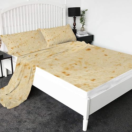 Miniatura 9 de Jasper Yin Yang by Brizbazaar - Juego de sábanas de 4 piezas con estampado 3D, sábanas bajeras de microfibra 1800 que no se decolora, transpirable y