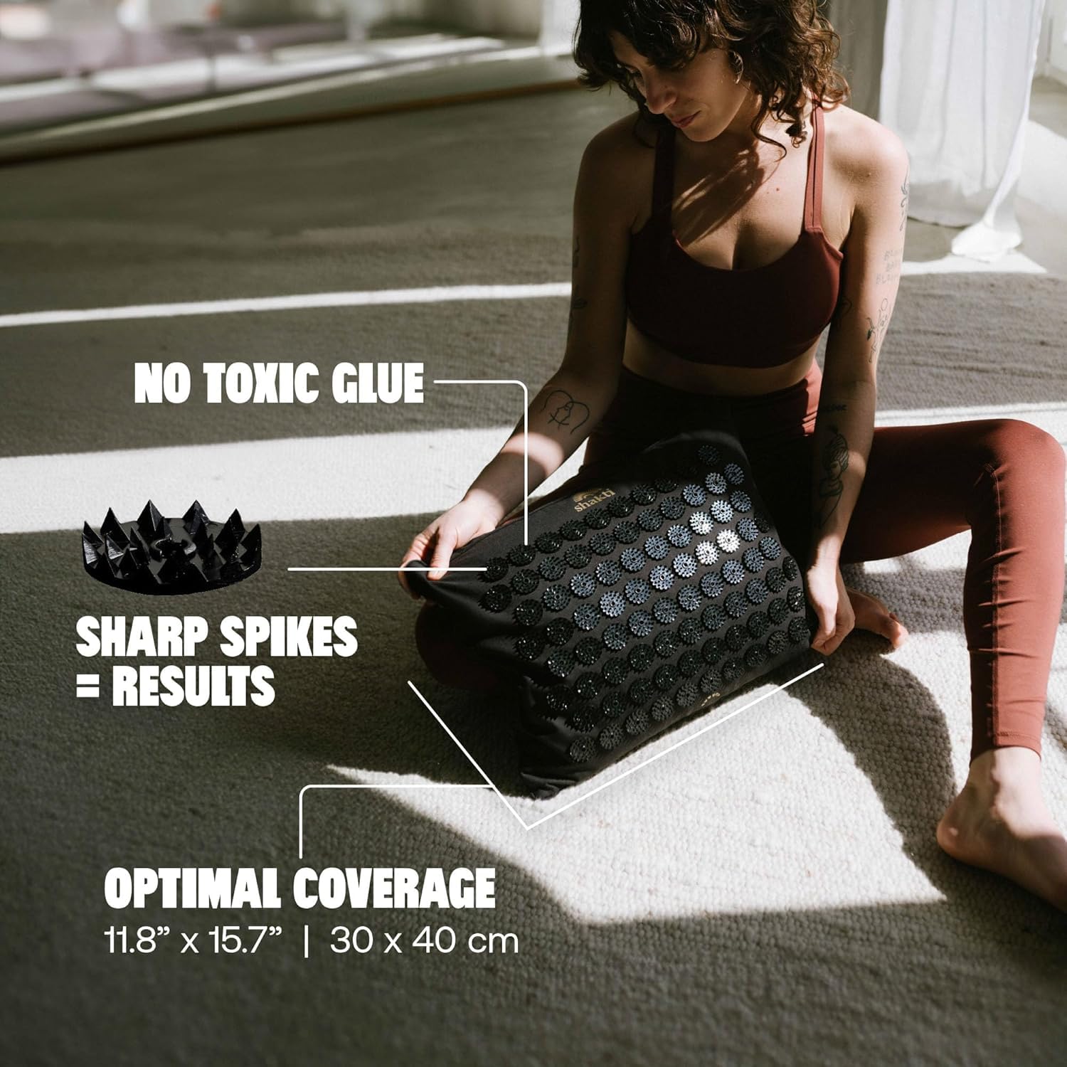 【新品】【正規品】シャクティマット（黒）枕のみ Shakti Mat 枕 黒 Amazon.co.jp: Shakti Japan公式 シャクティ 枕 正規品 プレミアム