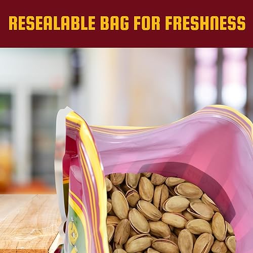 Miniatura 4 de Pistachos turcos Antep asados salados, en cáscara, tenemos nueces (1 libra).