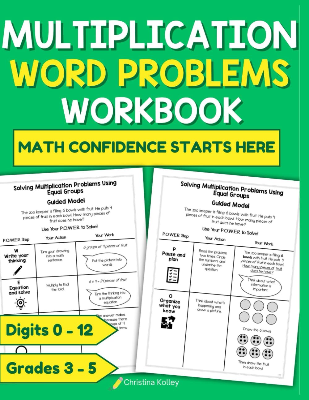 Multiplication Word Problems Grade 3 - 5 math Word Problem Workbook Multiplication Problems Solving (Math Workbook Multiplication Mastery Series)