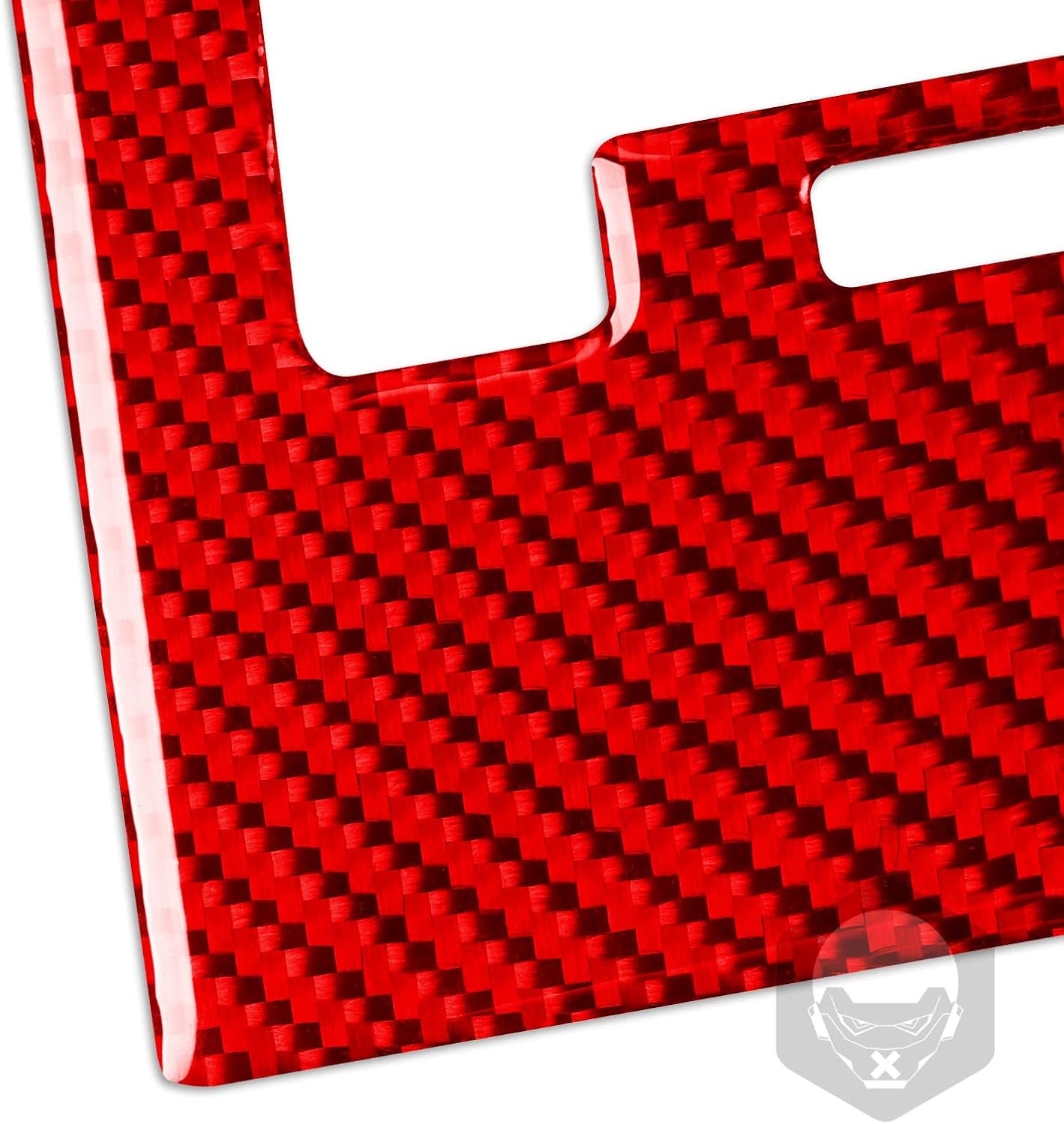 Car Headlight Switch and Side Air Outler Vent Panel Frame Trim Sticker Real Carbon Fiber Compatible with Ram 1500 2006-2008 2500/3500 2006-2009 Car Interior Decoration red 5pcs