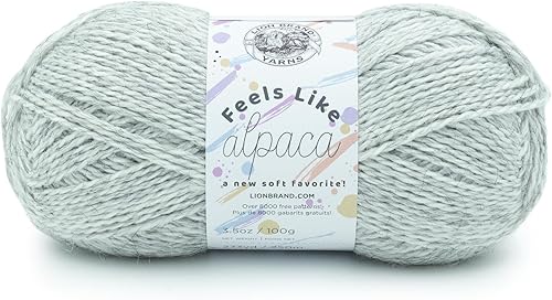 Miniatura 7 de Lion Brand Yarn Se siente como hilo de alpaca, mezclilla