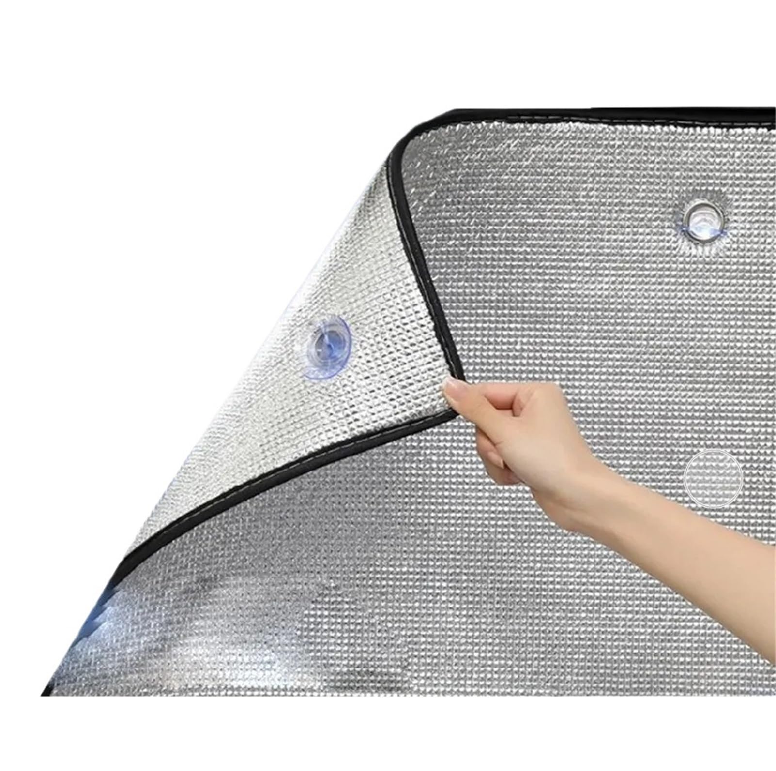 Aislante térmico para ventanas con ventosa ideal para climatizar y oscurecer habitaciones