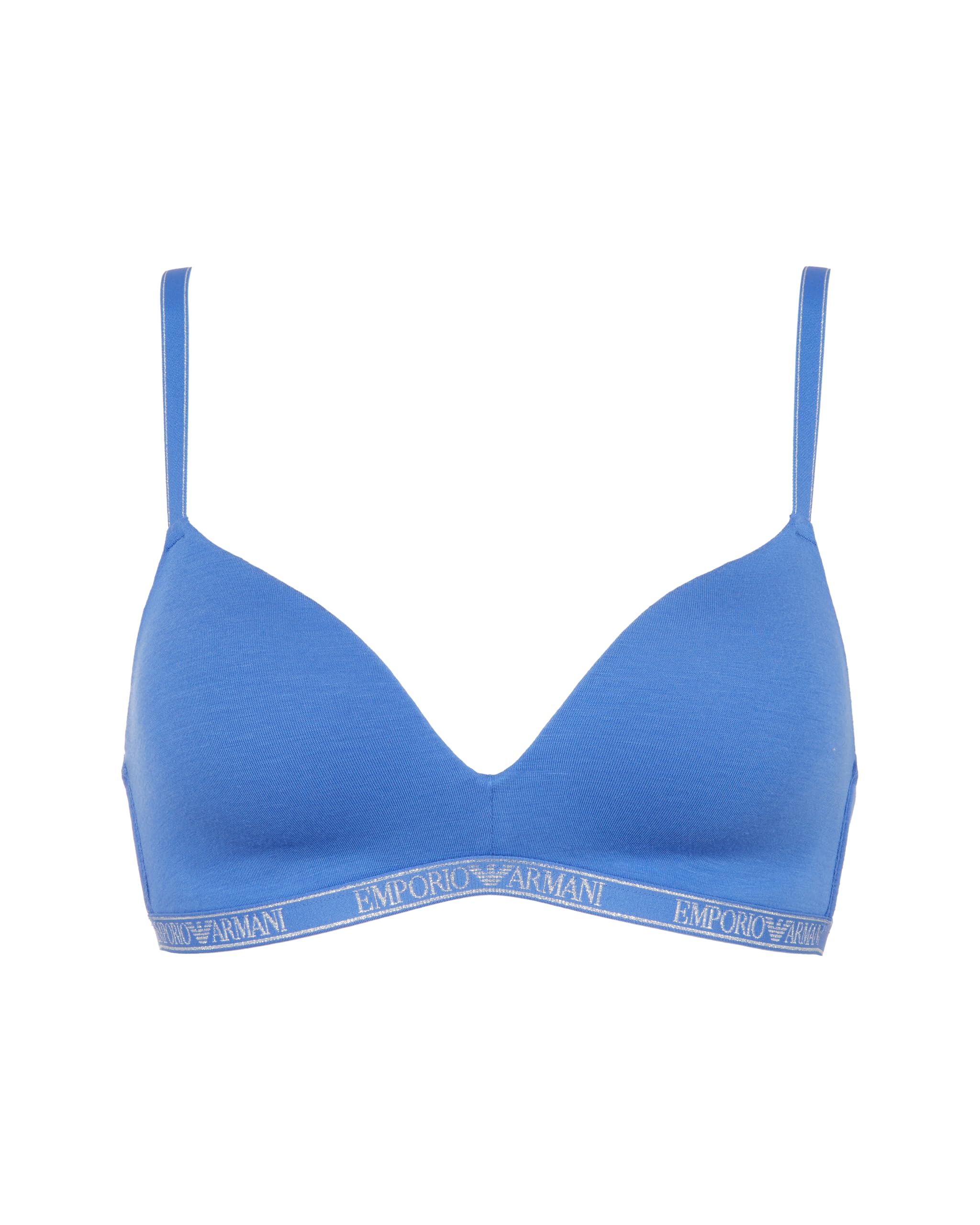 EMPORIO ARMANI Woman Essential Studs Padded Triangle Bra Violet XL