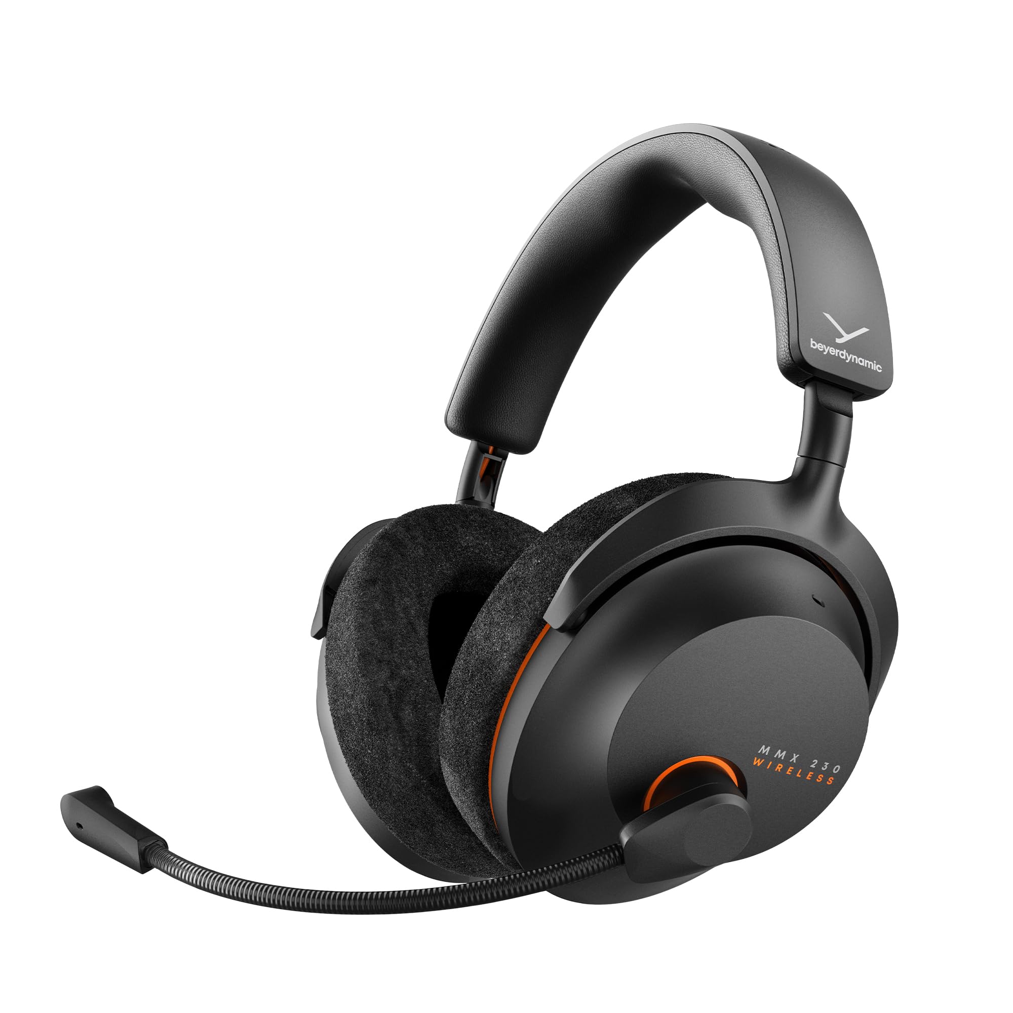 beyerdynamic MMX 230 Casque de Jeu sans Fil avec Bluetooth® 6.0 et l'ANC, autonomie de 60 Heures, Batterie remplaçable, en Noir - Nouvelle Mise à Jour Disponible Via l'application