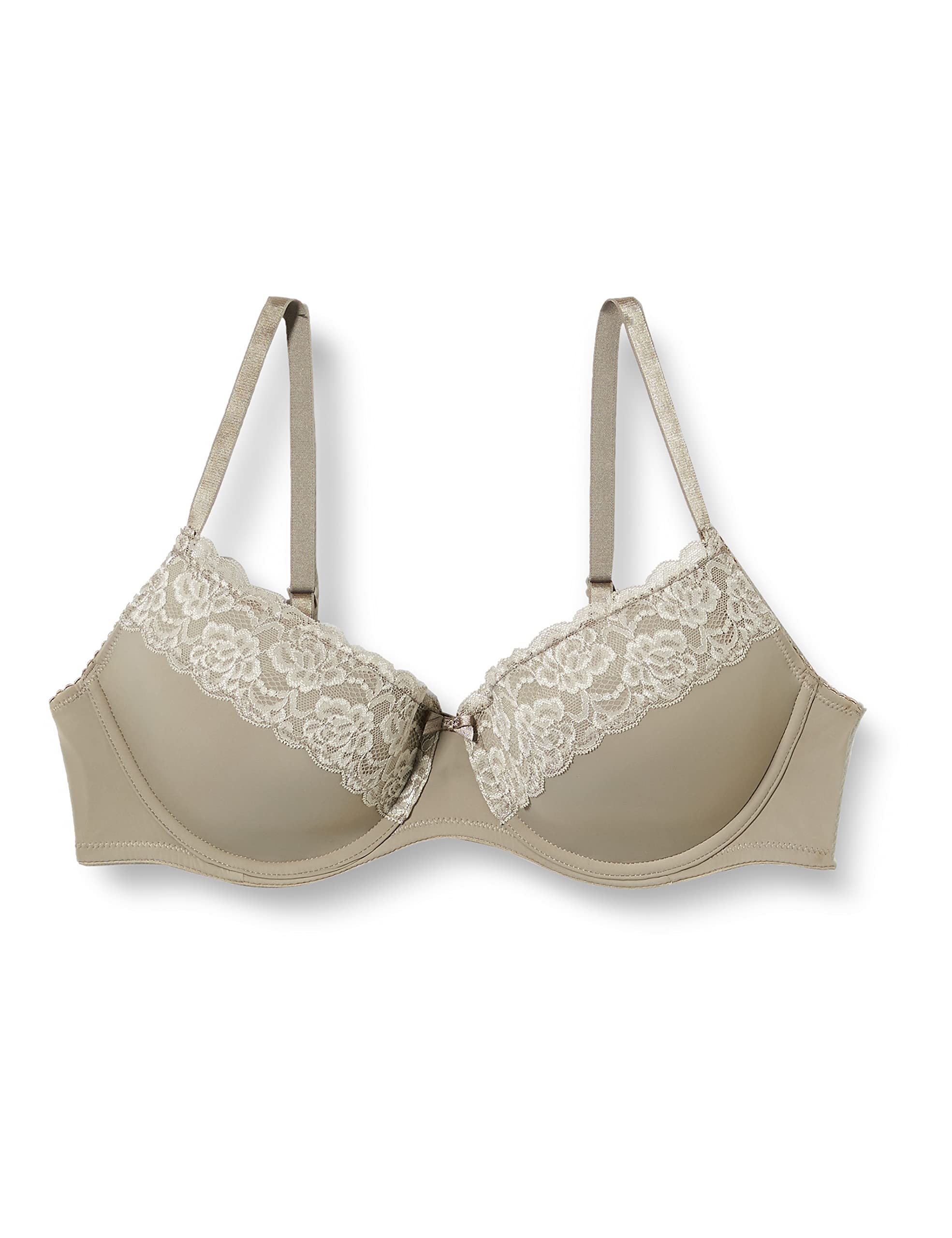 United Colors of Benetton Women's Reggiseno Imbottito 3ACU1R005 Base Layer, Grigio 901, XL