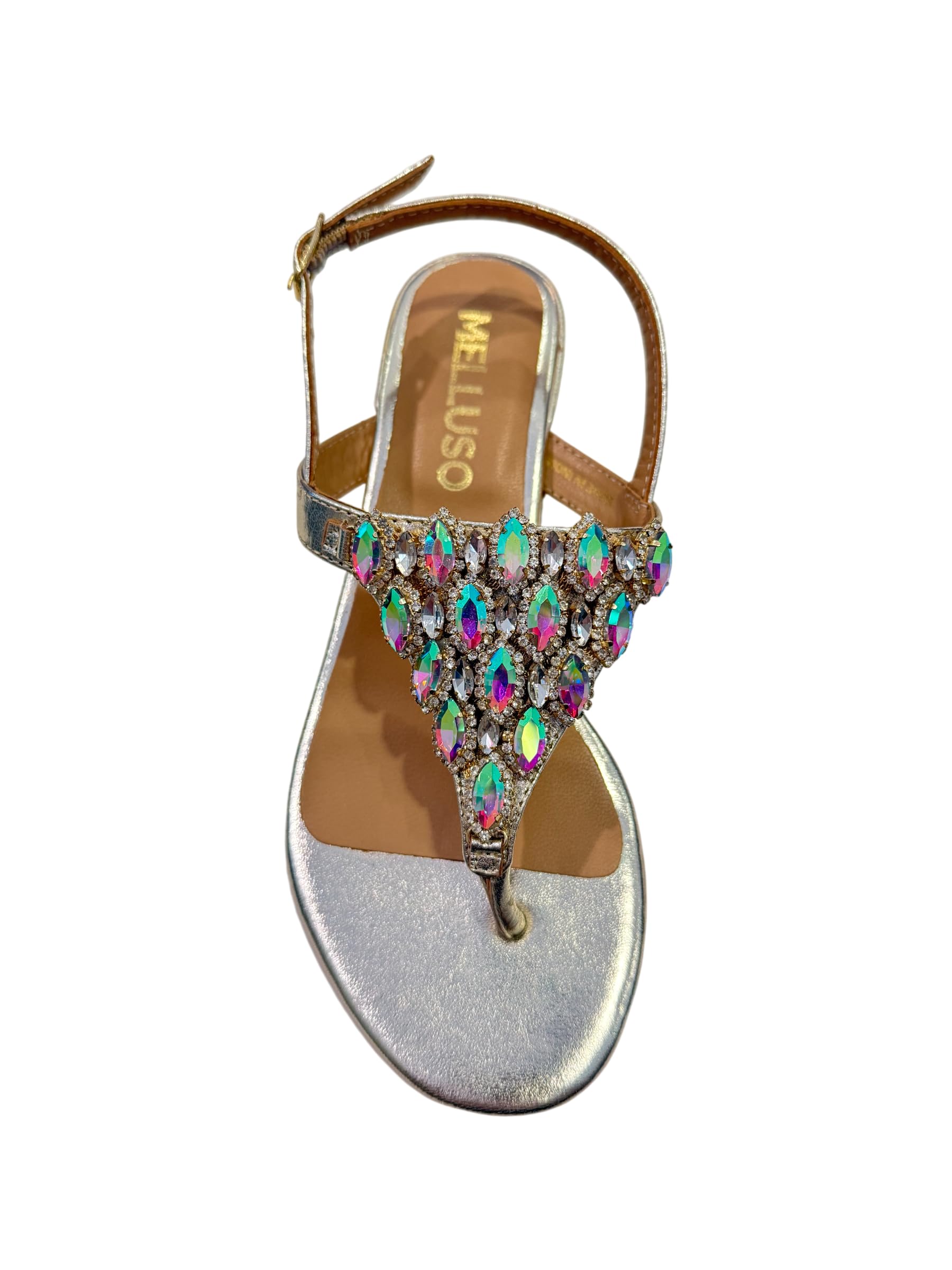 Melluso K58036, Sandali a Infradito Eleganti Gioiello da Donna