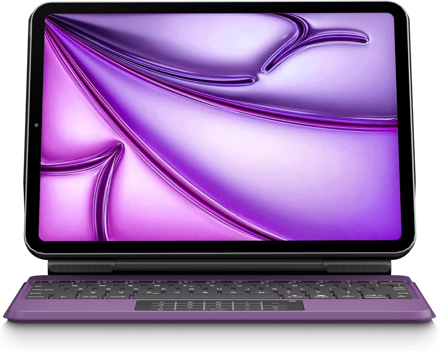 Magic Keyboard Case for iPad Air 11-inch (M3 2025/M2 2024) & iPad Air 5th/4th & iPad Pro 11 (4th-1st Gen): Smart Multi-Touch Trackpad, RGB Backlit, Function Row, Red