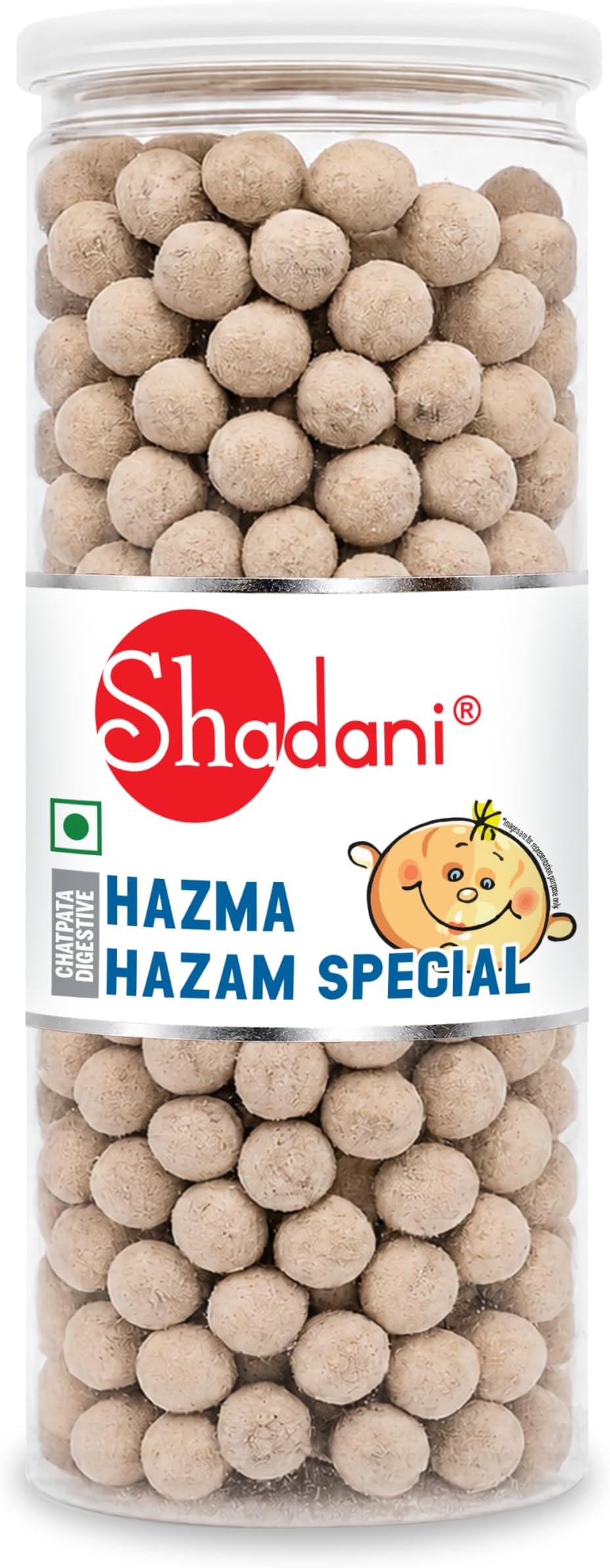 Hazma Hazam Special (Can Of 225g) Hazma Goli | Digestive Special | Hazma Churan After Meal Chooran or Pachak | Tangy Spicy Mango Candy | Soft Chewy Indian Digestive Treat