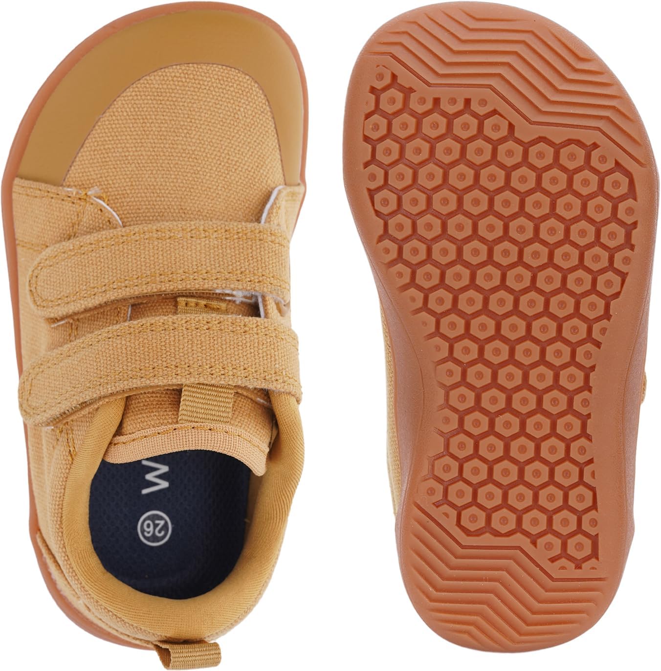 WHITIN Toddler/Boys/Girls Barefoot Shoes | Kids Wide Width Minimalist Sneakers | Classic Canvas | Supports Natural Foot Growth - Image 5