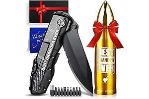 Fathers Day Gift Grandpa, Tumbler Multitool Knife Set