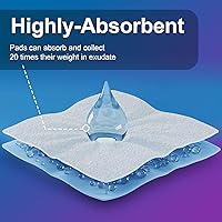 Vista 5 de AG Silver - Apósito para heridas de alginato de calcio, 2 x 2 pulgadas, 10 almohadillas estériles, antiadherentes y altamente absorbentes