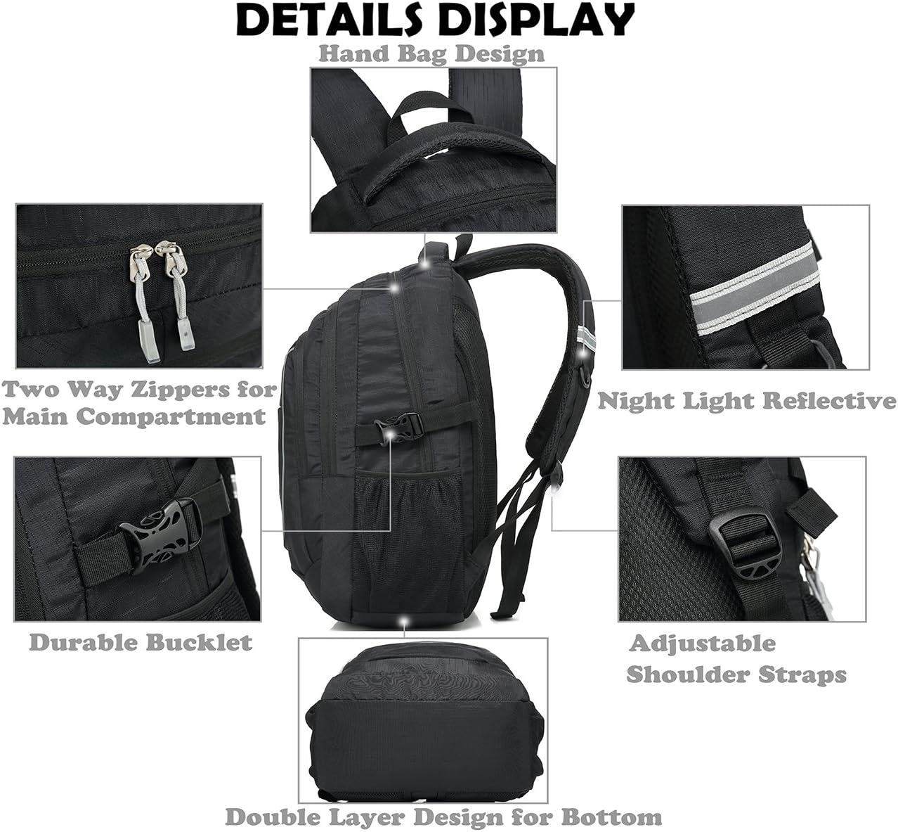 Black Friday - 60% OFF Backpack Bookbag for School Student College Business Travel Fit Laptop 15.6 Inch(Black) Flash Deals - 80% OFF Backpack Bookbag for School Student College Business Travel Fit Laptop 15.6 Inch(Black)
