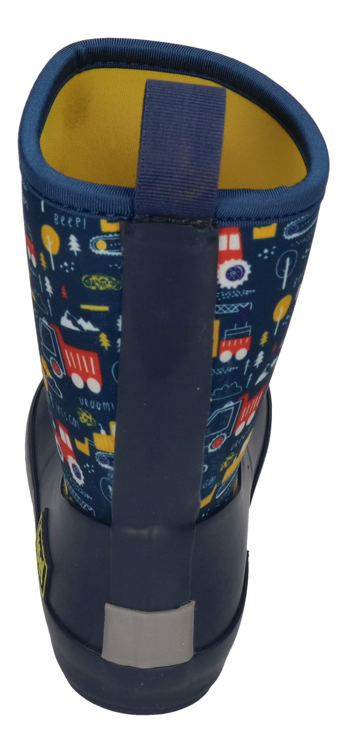 KOEL Kinder Barefoot Gummistiefel NEOPREN WELLIE tractor blue
