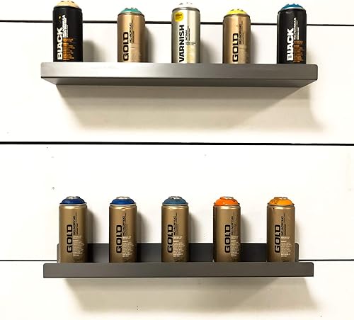 Miniatura 2 de DIY CARTEL Estante de pared de metal flotante hecho en Estados Unidos, repisa para fotos, acero fabricado en Estados Unidos, estante industrial