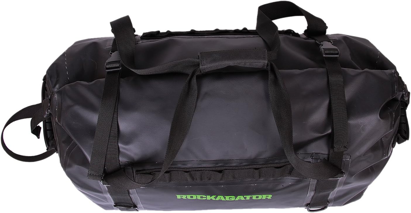 Waterproof Duffle Bag for Travel and Camping with Roll-Top Closure, Durable, All-Weather, and Versatile Dry Bag - Rockagator Mammoth Series (90 Liter, Black) - Image 3
