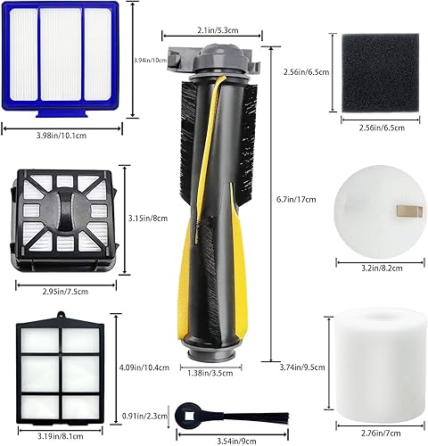 Miniatura 3 de Piezas de repuesto para Shark IQ RV1001AE, Shark AV911S EZ, AV1010AE RV1000 RV1001 AV970 AV993 AV1002AE UR1000SR UR1005AE Kit de accesorios para
