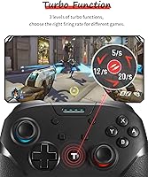 Vista 6 de TXLBTTL Controlador de interruptor controlador inalámbrico Pro para interruptor mando a distancia con joystick para juegos accesorios de consola