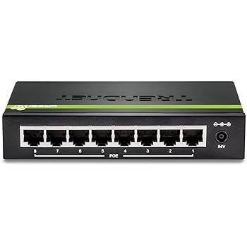 ルーター・ネットワーク機器 TRENDNET 8-Port Gigabit PoE+ Switch Amazon.com: TRENDnet 8-Port Gigabit Full Power Poe+ Switch