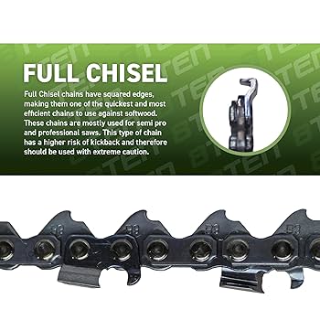 Amazon.com: 8TEN Chainsaw Chain for Husqvarna 254 455 340