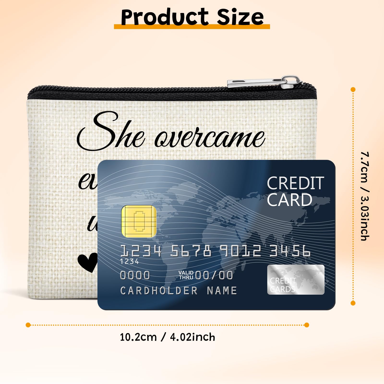 Self Care Gifts for Women Coin Pouch Empowering Gift for Strong Women Feminist Gifts for Feminists Power Gifts for Mom Daughter Friend Female Badass Affirmation Inspirational Gift Coin Wallet