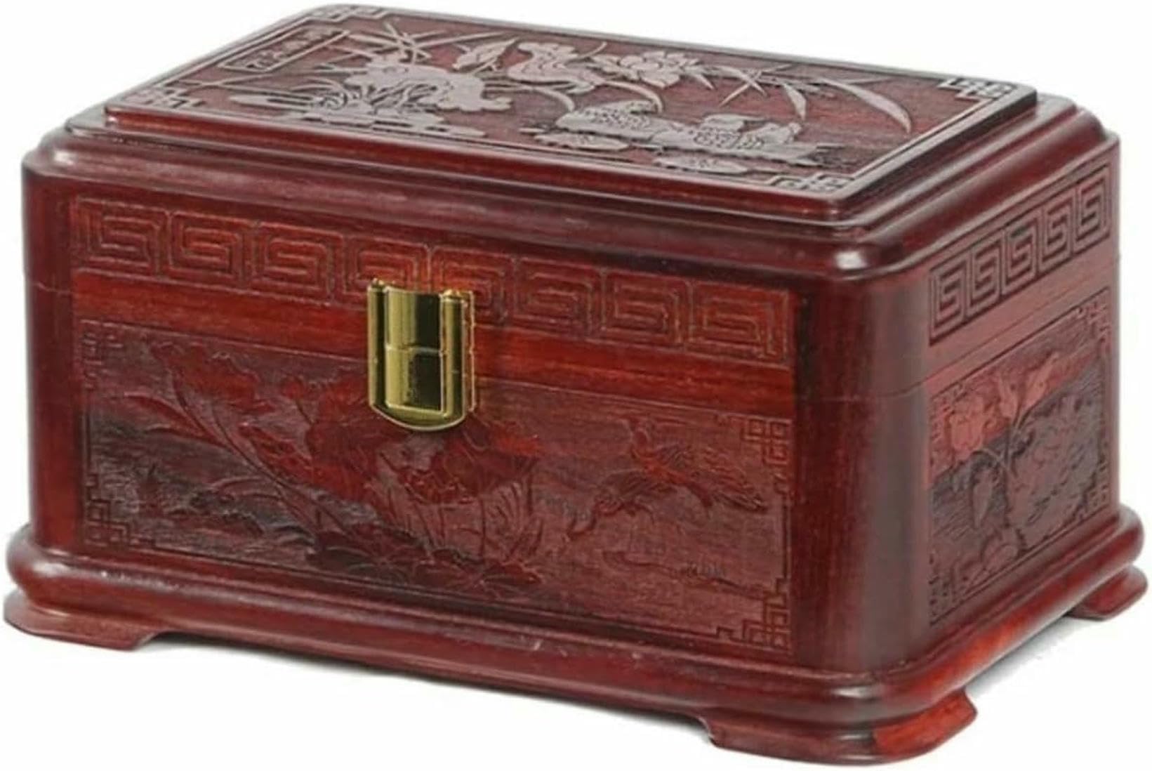 Coffret à bijoux sculpté en bois le cadeau idéal pour organiser vos bagues
