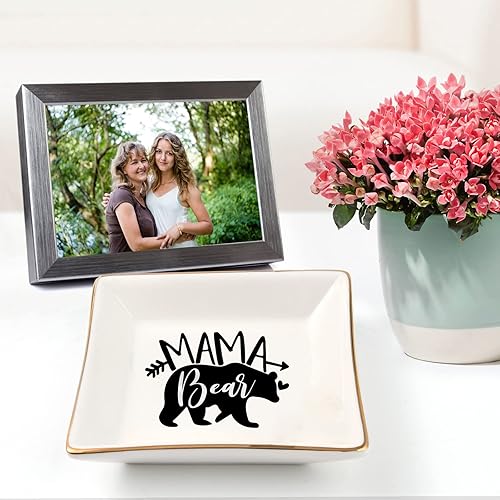 Miniatura 4 de LZBALUYO Regalos para mamá, plato para anillo, regalos divertidos para mamá, día de la madre, cumpleaños, día de San Valentín, regalos de Navidad