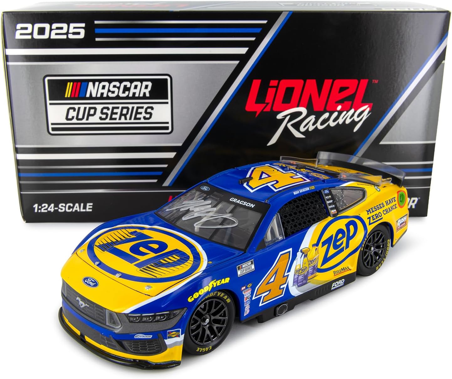 Lionel Racing Noah Gragson Autographed 2025 Zep ARC Diecast Car 1:24 Scale