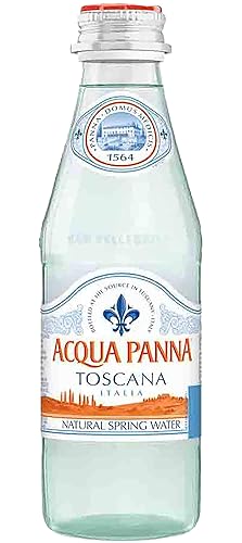 Acqua Panna - Agua mineral natural de manantial - 8.5 fl oz (12 botellas de vidrio)