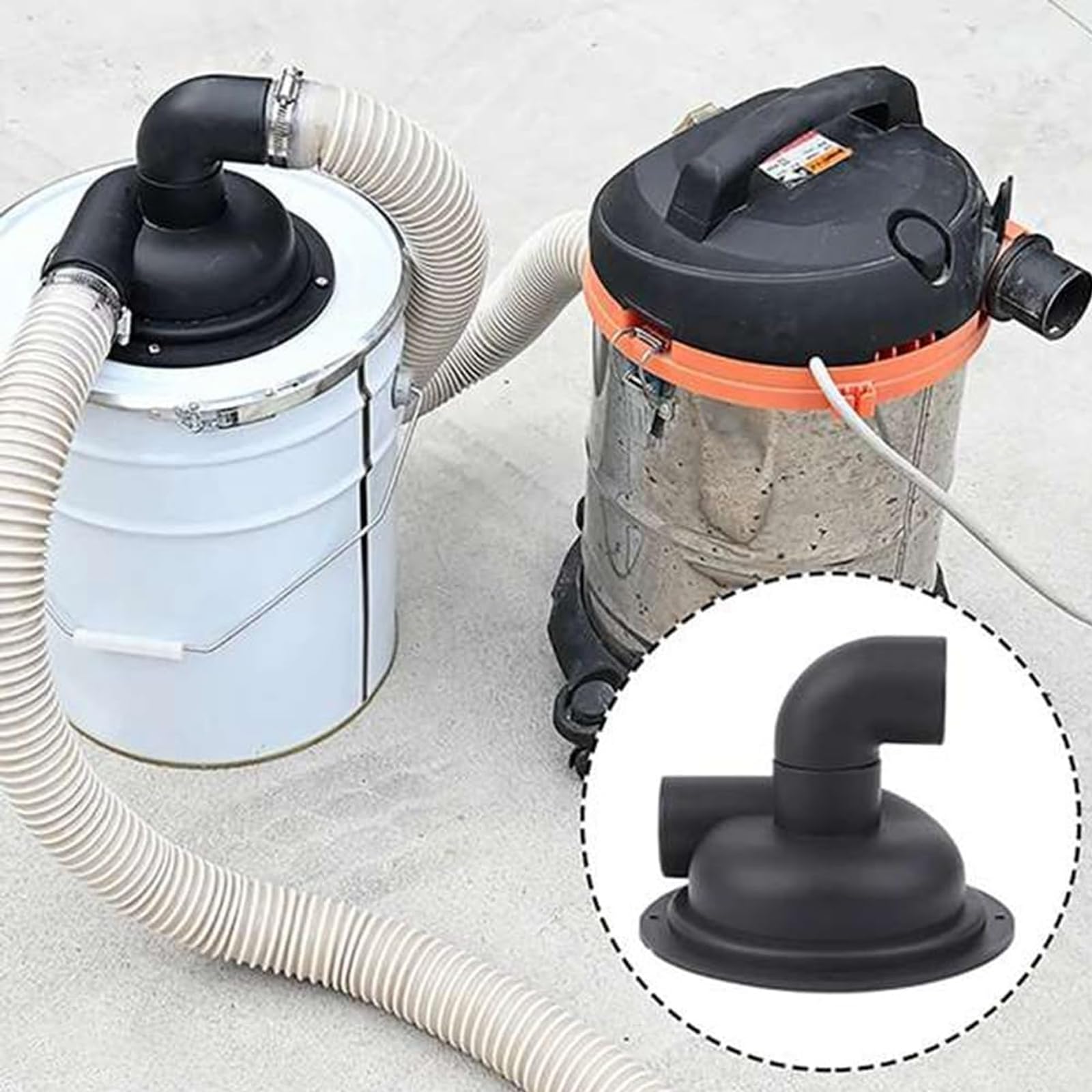 Ciclone Separatore,Ciclone Per Aspirapolvere, Raccoglitore Di Polveri, Aspirapolvere Per Lavorazione Del Legno, Copertura Separatore Ciclone-A